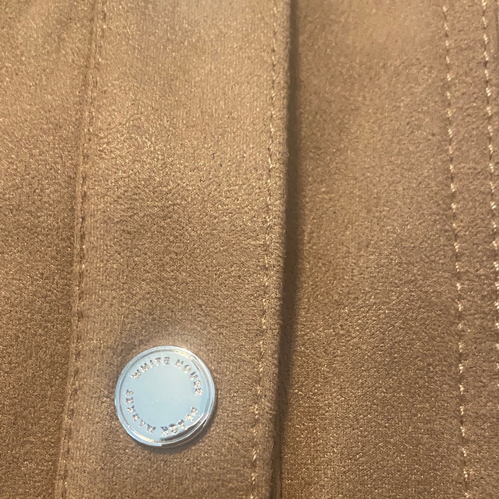 White House Black Market Camel Coat or Dress - Picture 8 of 12